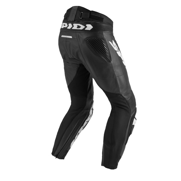Кожен панталон SPIDI RR PRO WARRIOR BLACK/WHITE — снимка 2