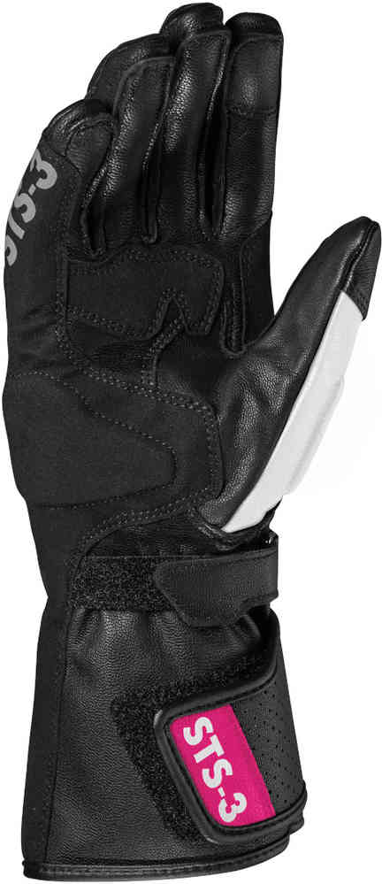 Дамски кожени мото ръкавици SPIDI STS-3 BLACK/FUCHSIA — снимка 2