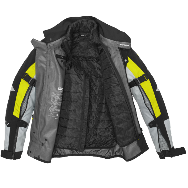 Текстилно мото яке SPIDI ALLROAD 3в1 YELLOW FLUO — снимка 3