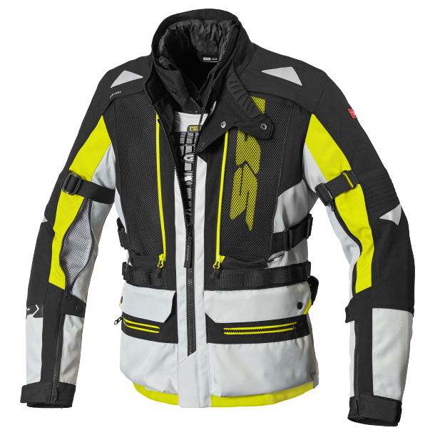 Текстилно мото яке SPIDI ALLROAD 3в1 YELLOW FLUO — снимка 4