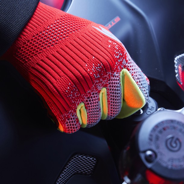 Мото ръкавици SPIDI X-KNIT BLACK/RED — снимка 3