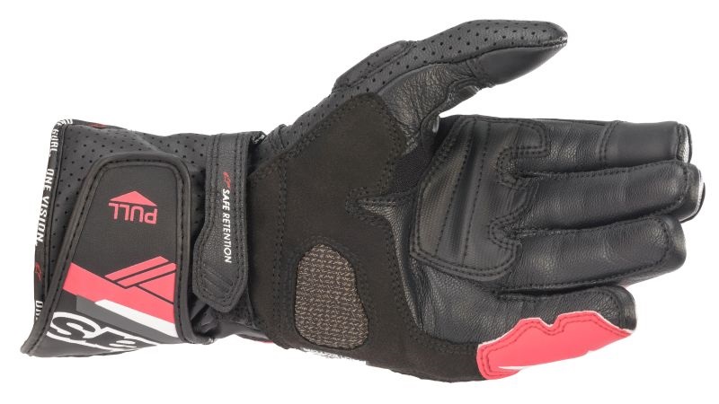 ДАМСКИ КОЖЕНИ МОТО РЪКАВИЦИ ALPINESTARS STELLA SP-8 V3 BLACK/PINK — снимка 2