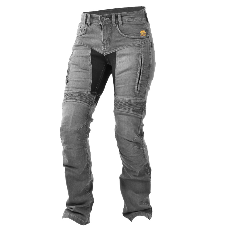 Дамски мото дънки TRILOBITE 661 PARADO REGULAR FIT GREY 1
