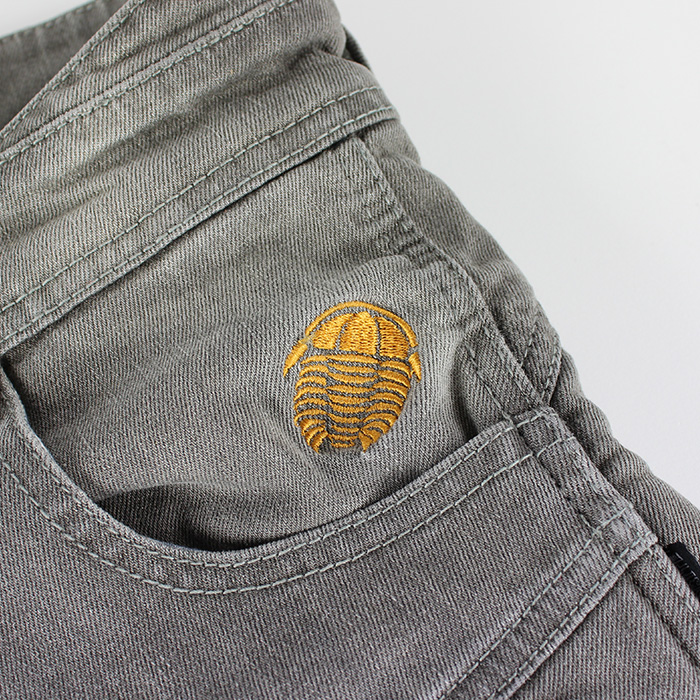 Дамски мото дънки TRILOBITE 661 PARADO REGULAR FIT GREY — снимка 3