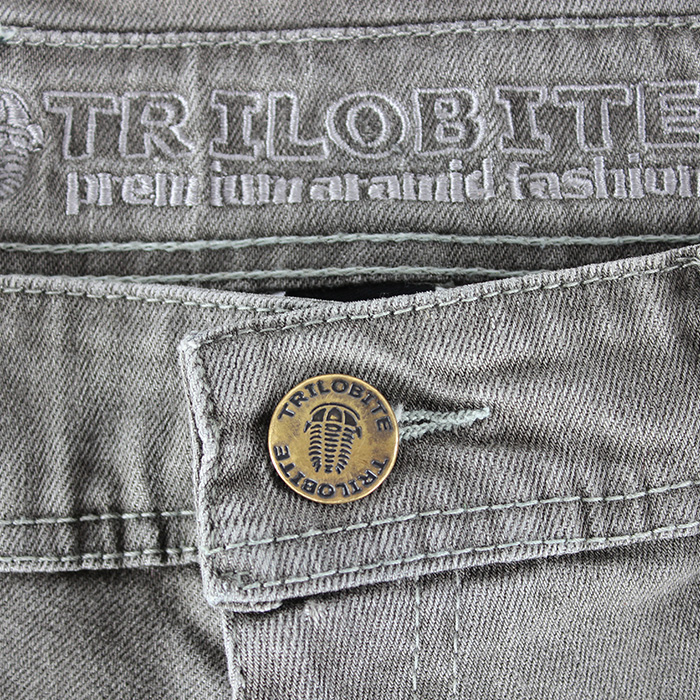Дамски мото дънки TRILOBITE 661 PARADO REGULAR FIT GREY — снимка 4