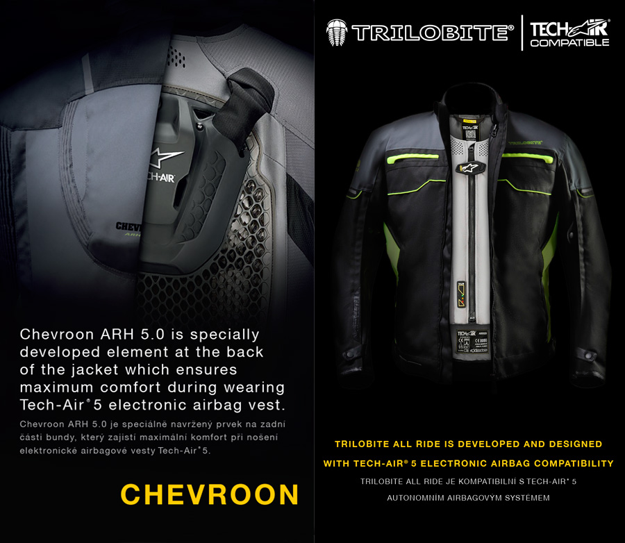 Дамско мото яке TRILOBITE 2092 All ride Tech-Air BLACK — снимка 4