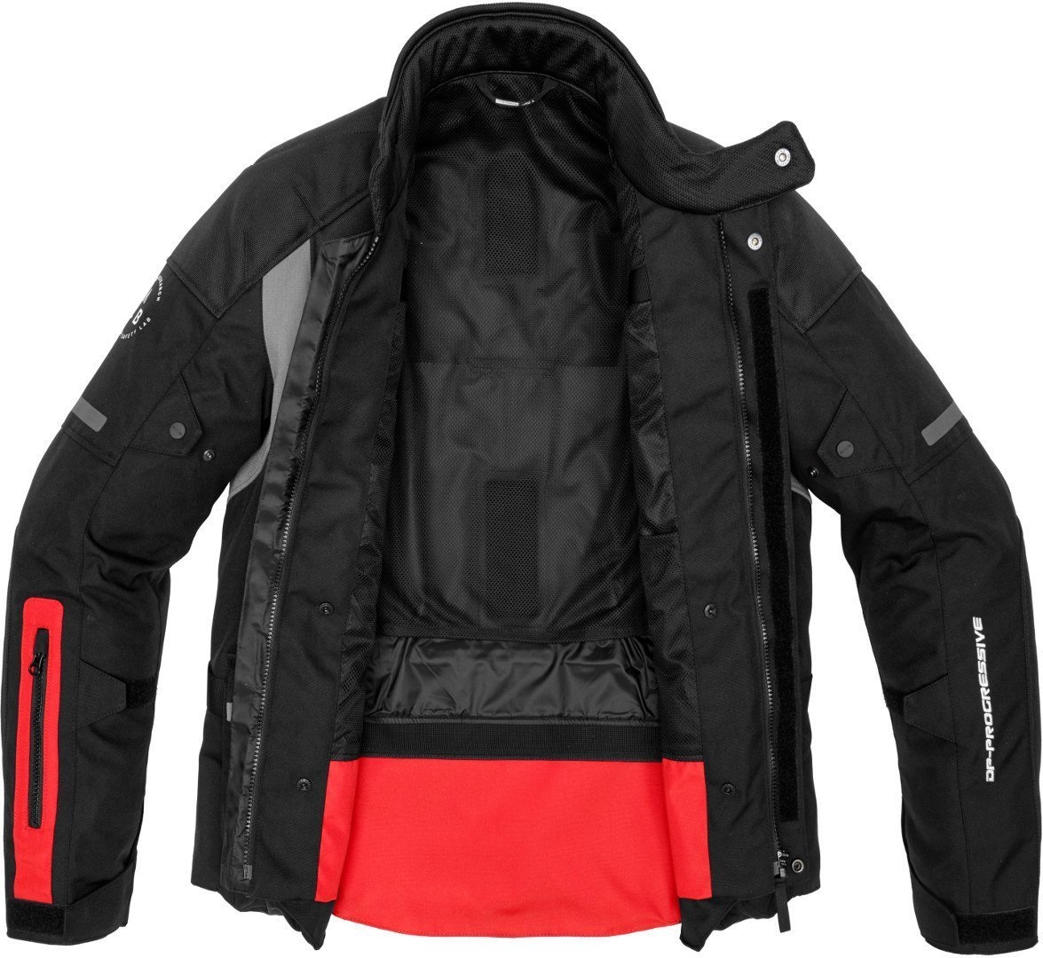 Текстилно мото яке SPIDI TRAVELER 3 BLACK/RED — снимка 4