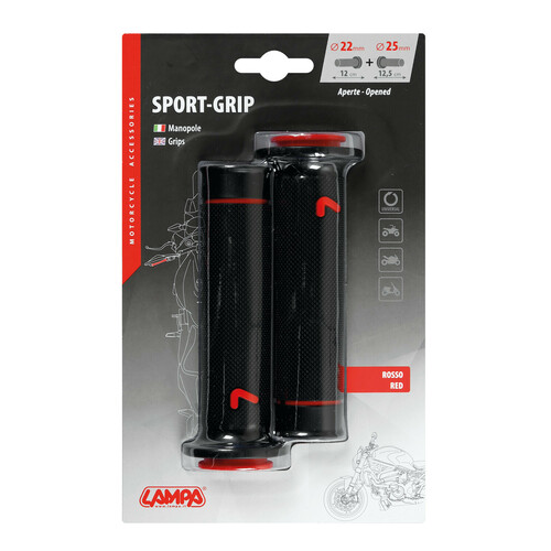 Мото ръкохватки Sport-Grip red 90580 — снимка 2