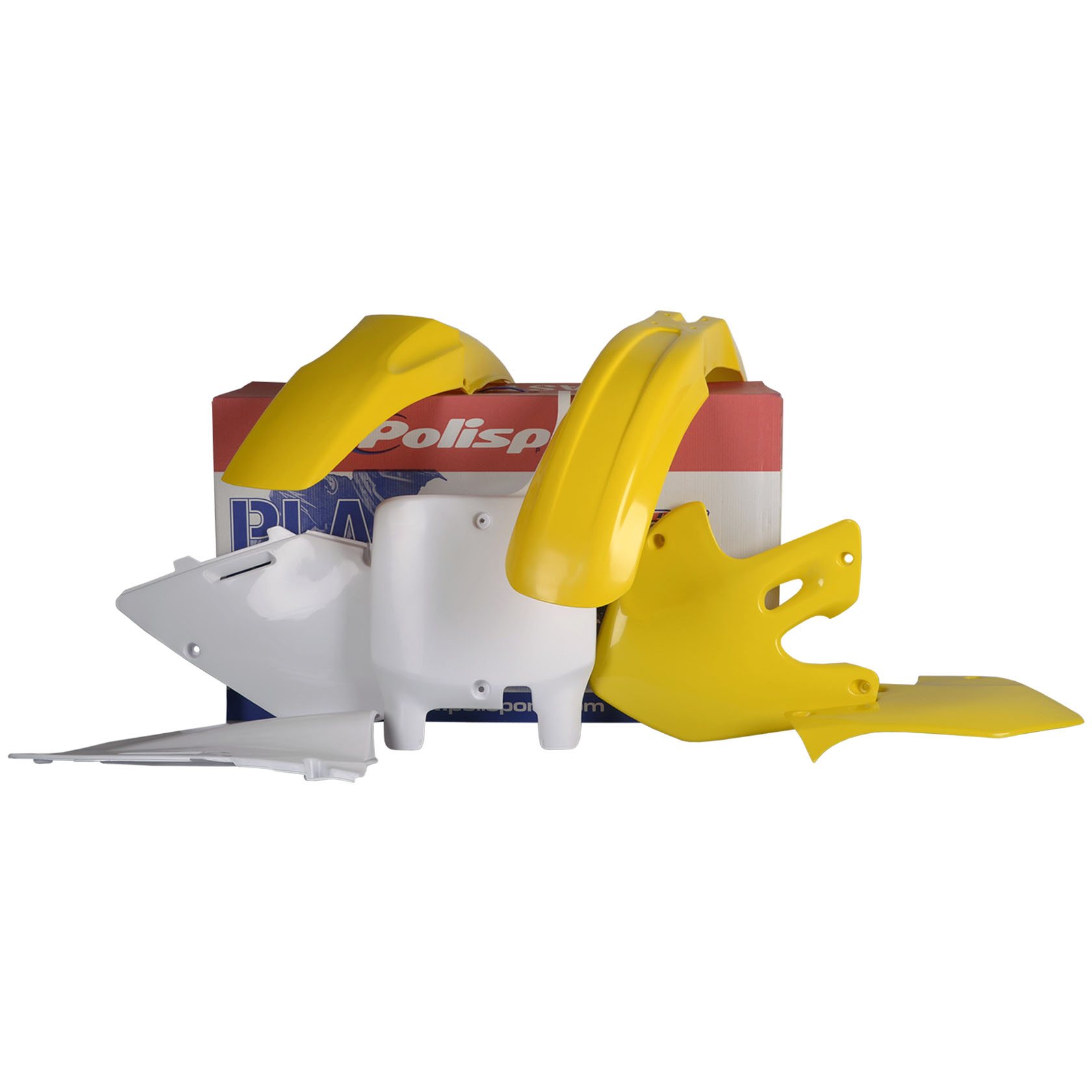 Пластмасов MX кит Polisport за Suzuki RM125 / RM250 -1999 - 2000 OEM Color