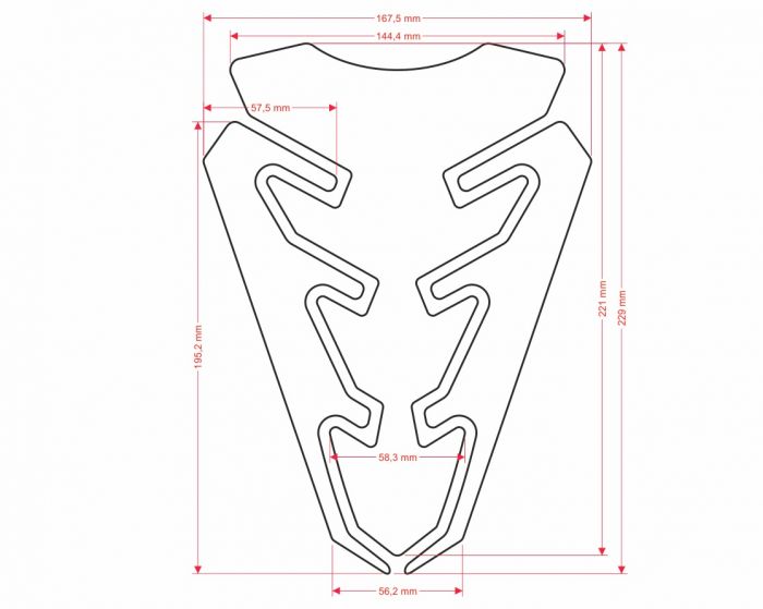 Протектор за резервоар ONEDESIGN CGEXBKP/PR3481 — снимка 3