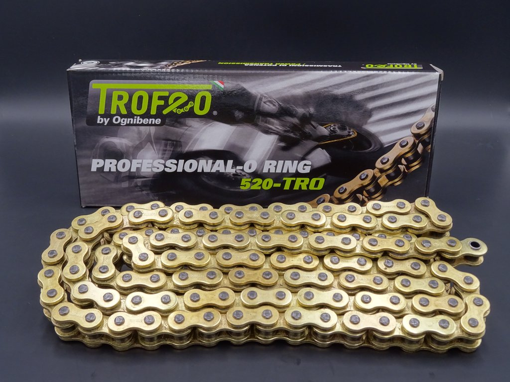 Мотокрос верига TROFEO 520TМX 112-звена TR520TMXG&G112 — снимка 2