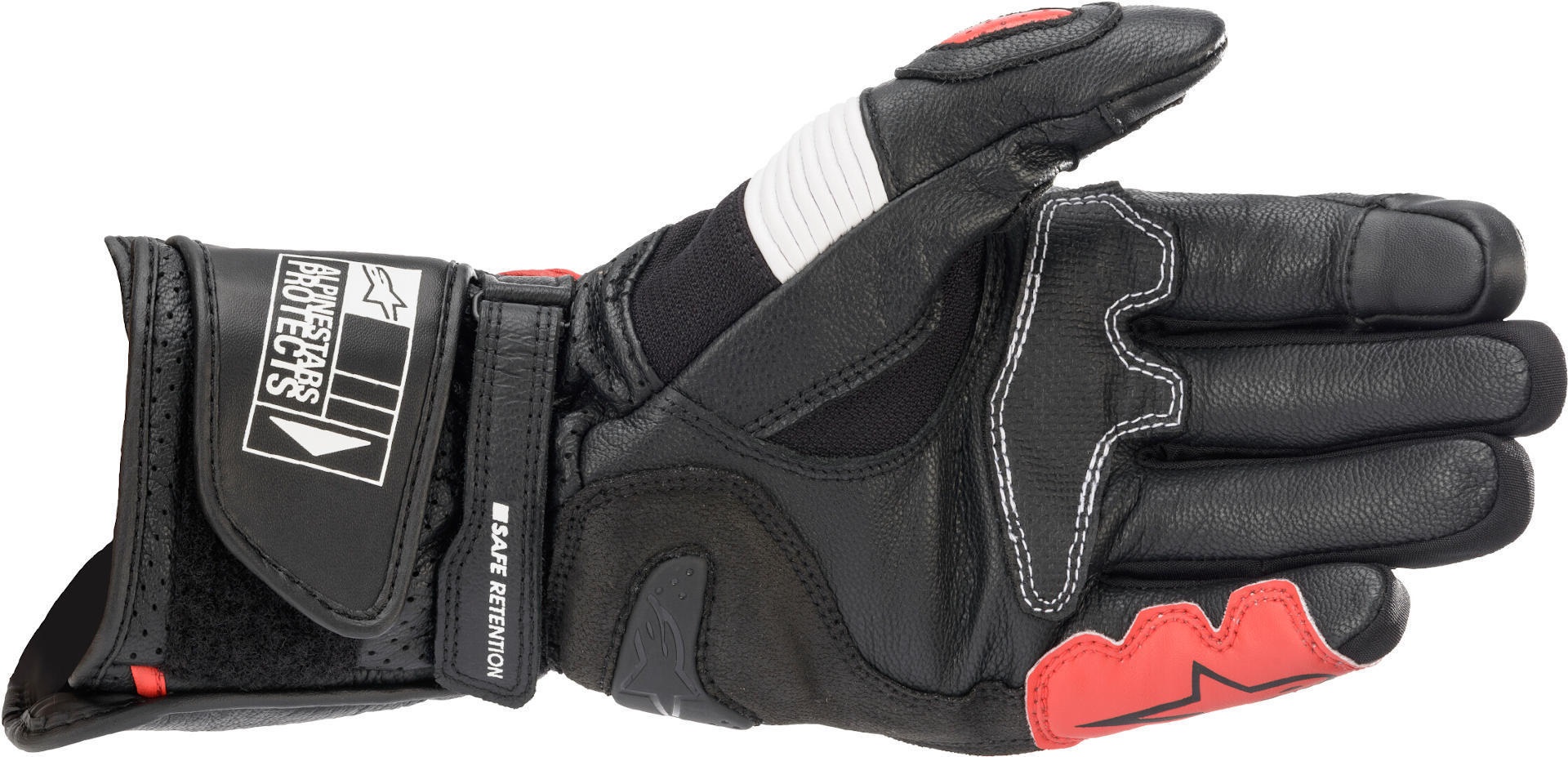 Мото ръкавици ALPINESTARS SP-2 V3 BLACK/WHITE/RED — снимка 2