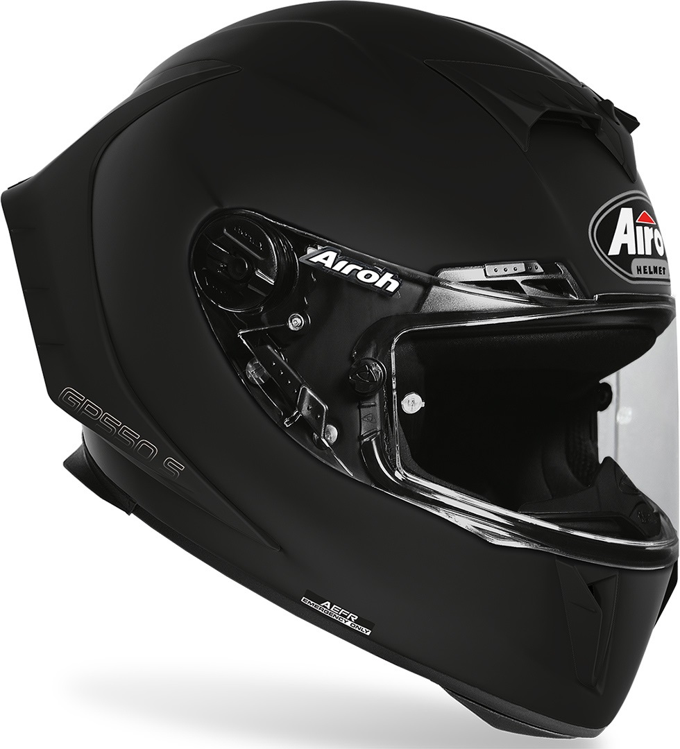 КАСКА AIROH GP550 S BLACK MATT — снимка 2