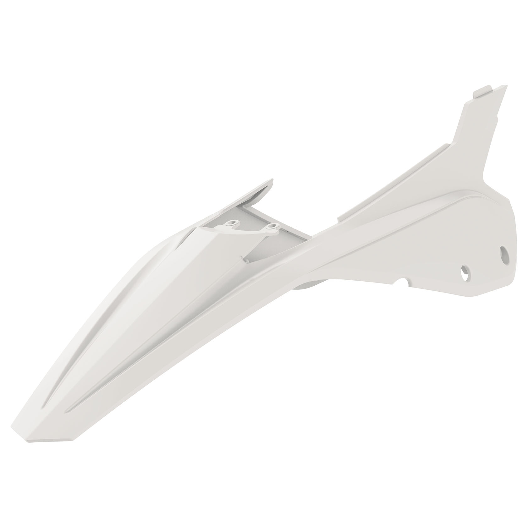 Заден калник със страничен панел Polisport BETA RR250/300 2ST 350/400/450 4ST - 2020-21 White 1