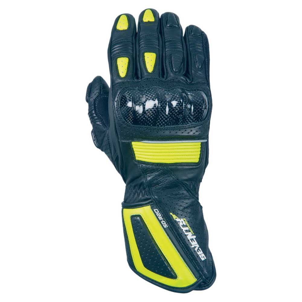 ДАМСКИ РЪКАВИЦИ SEVENTY SD-R20 SUMMER RACING BLACK/YELLOW 1
