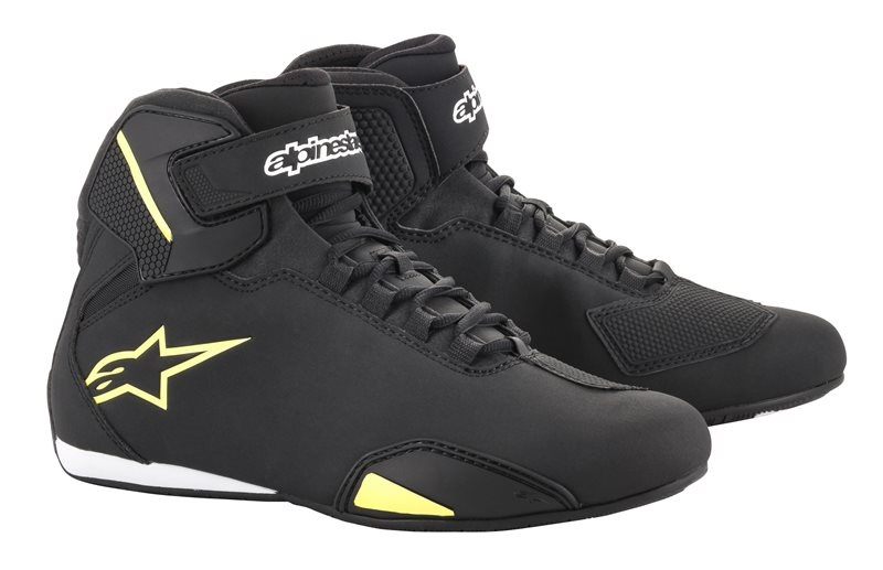 ОБУВКИ ALPINESTARS SEKTOR RIDING BLACK/NEON YELLOW