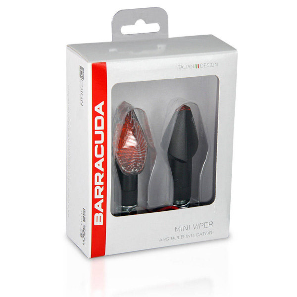 Мото мигачи BARRACUDA MINI VIPER BLACK — снимка 5