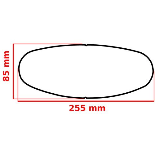 Универсална плака ANTIFOG FOGCITY FULLFACE FCE001 255x85mm — снимка 2