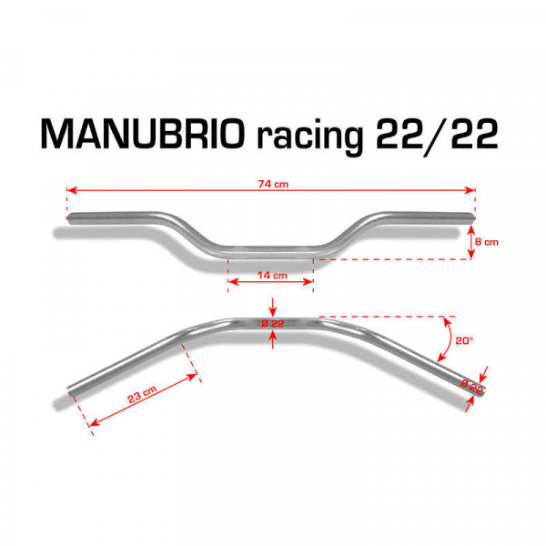 КОРМИЛО BARRACUDA HANDLEBAR RACING RED — снимка 3