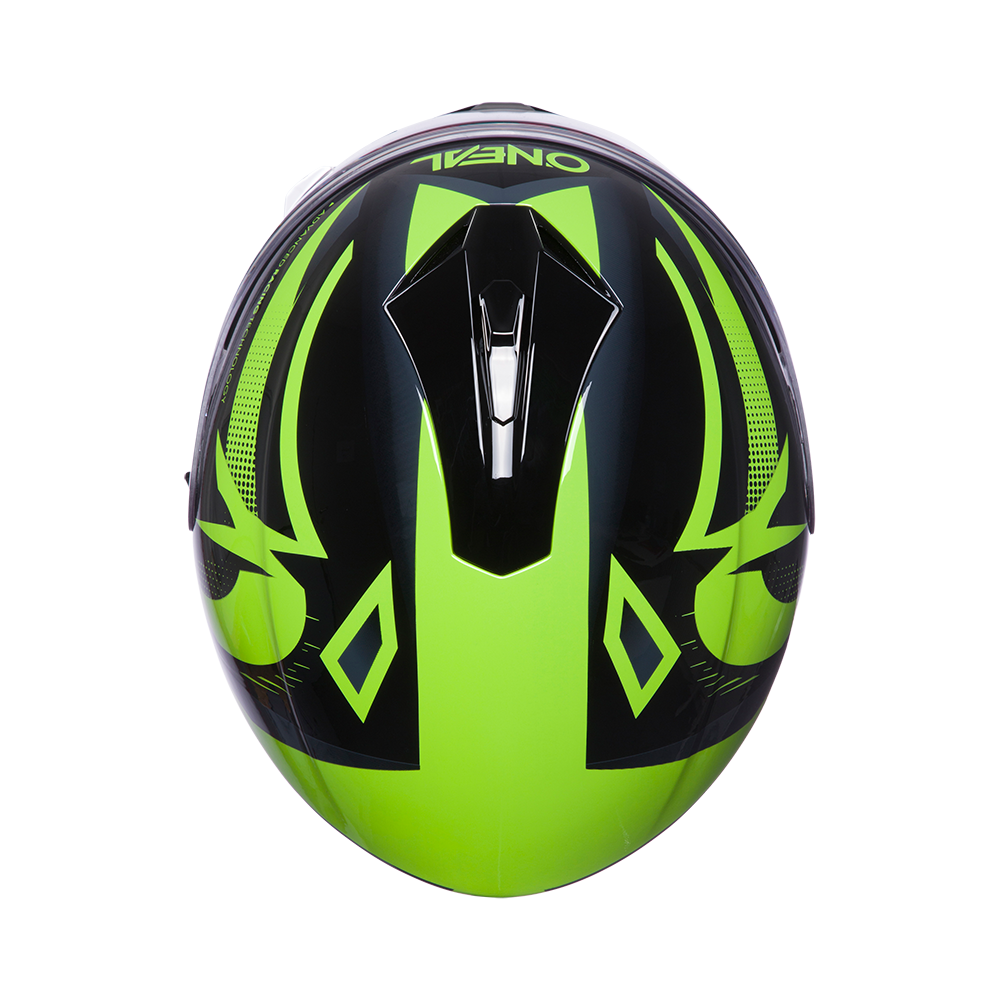 Каска O'NEAL CHALLENGER EXO V.22 BLACK/NEON YELLOW — снимка 4