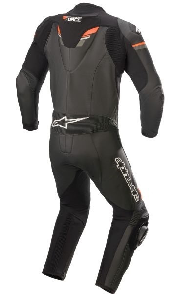 Кожен мото екип ALPINESTARS GP FORCE CHASER V2 1PC BLACK/FLUO RED — снимка 2
