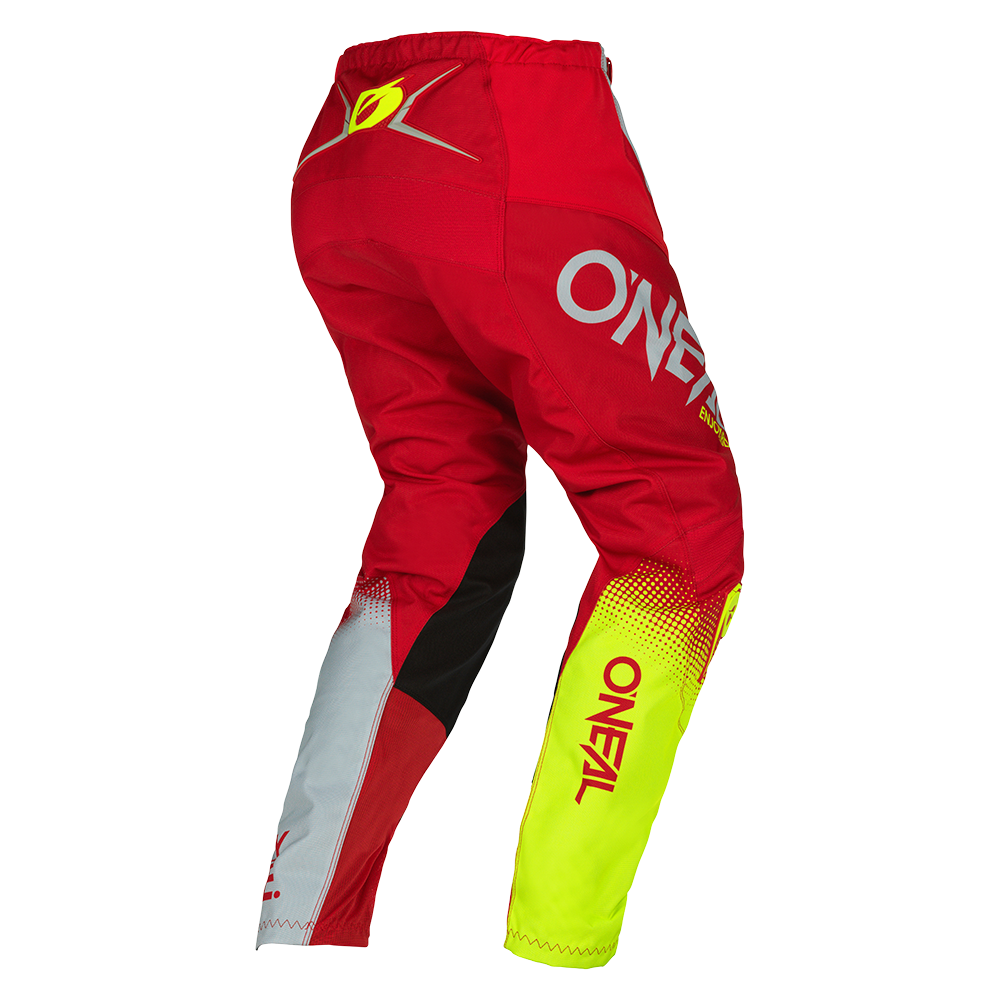 Мотокрос брич O’NEAL ELEMENT RACEWEAR V.22 RED/GRAY/NEON YELLOW — снимка 2
