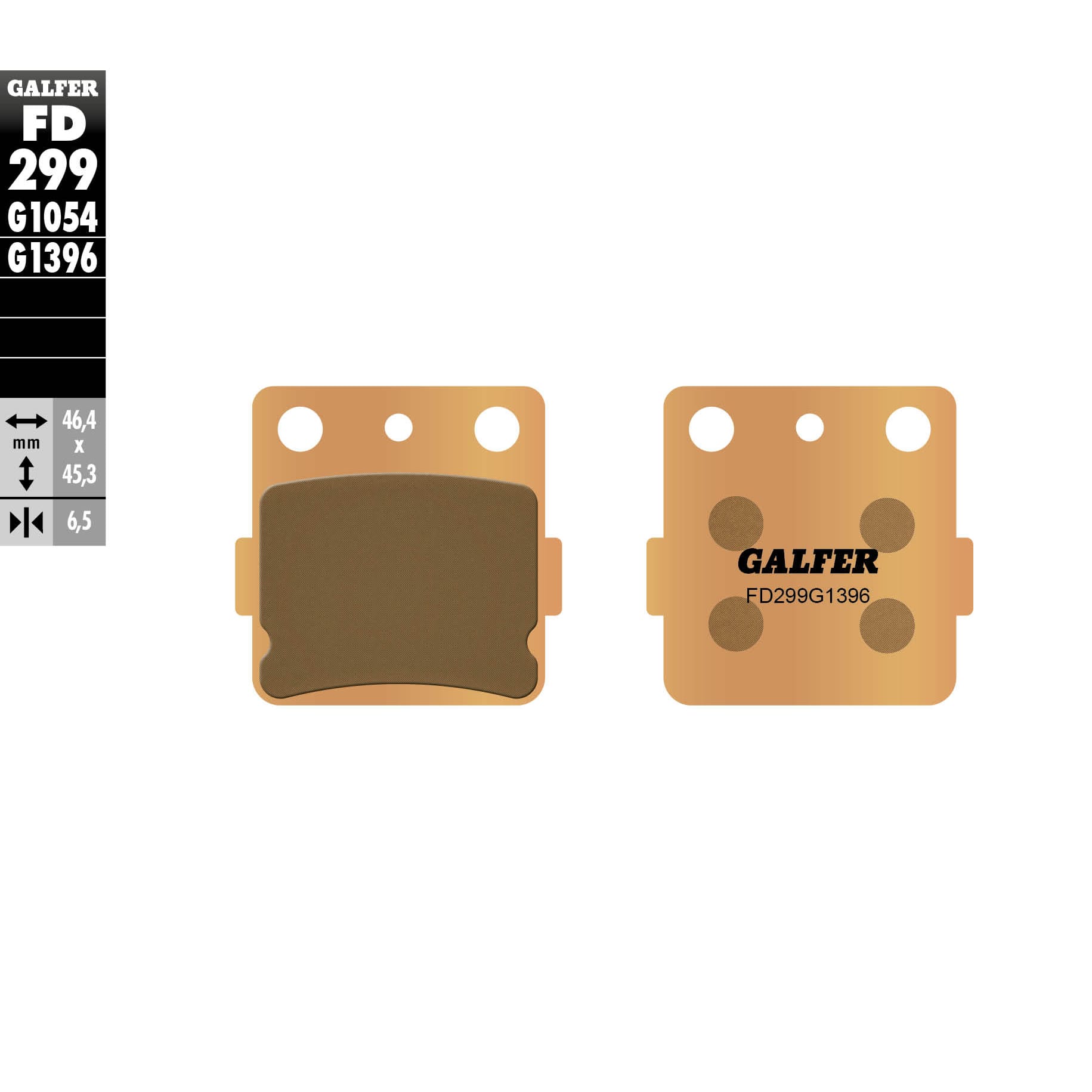 Задни мото накладки Galfer SINTERED FD299G1396 1