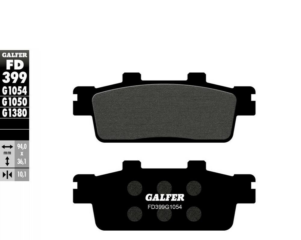 Предни/Задни мото накладки Galfer SEMI METAL FD399G1054