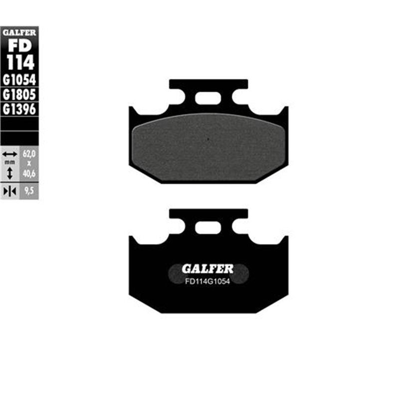 Задни мото накладки Galfer SEMI METAL FD114G1054 1