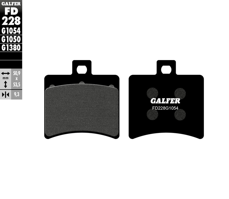 Задни мото накладки Galfer SEMI METAL FD228G1054 1