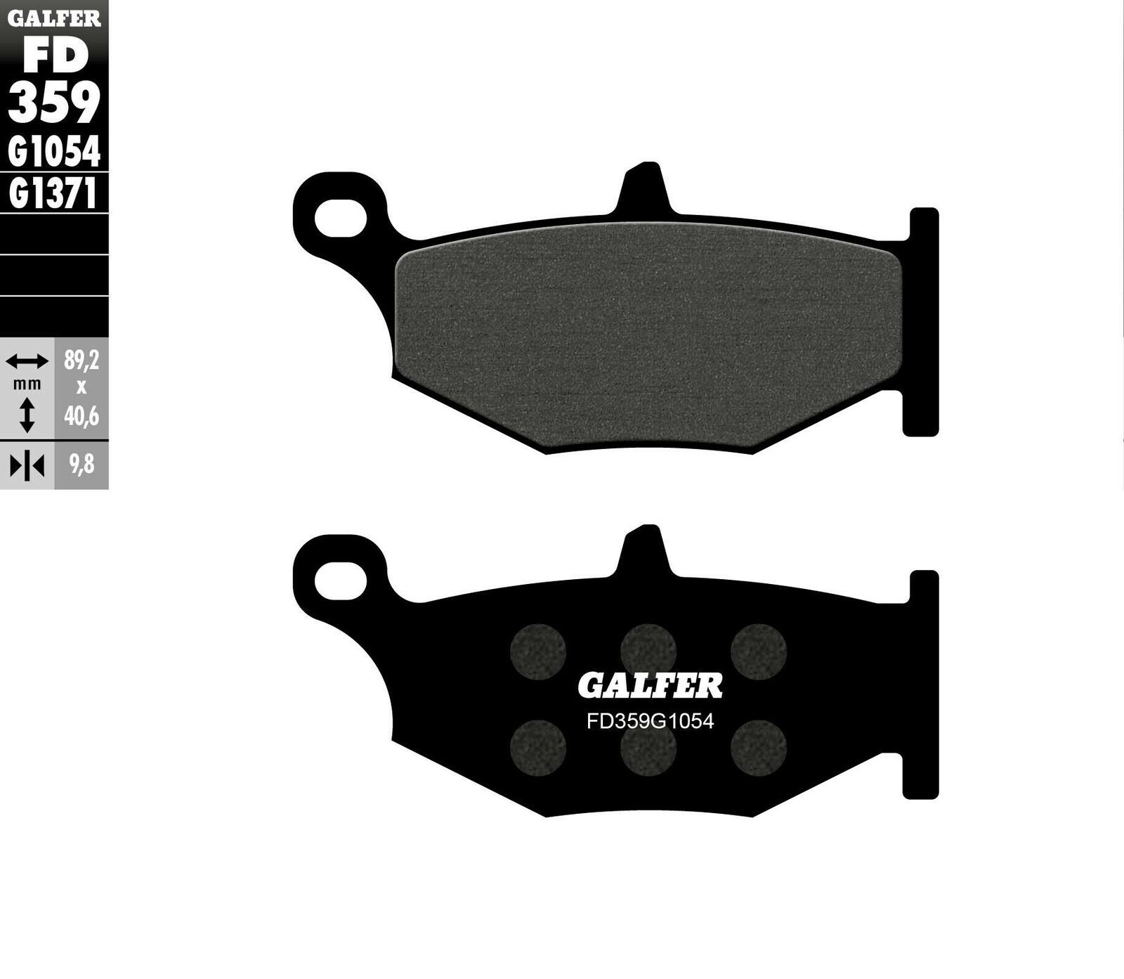 Задни мото накладки Galfer SEMI METAL FD359G1054 1