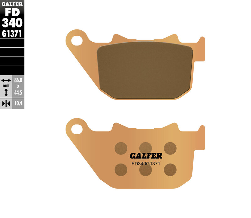 Задни мото накладки Galfer SINTERED COMPOUND FD340G1371 1