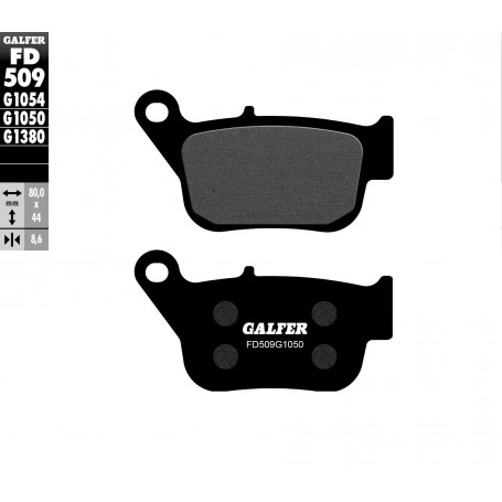 Предни/задни мото накладки Galfer SCOOTER FD509G1050
