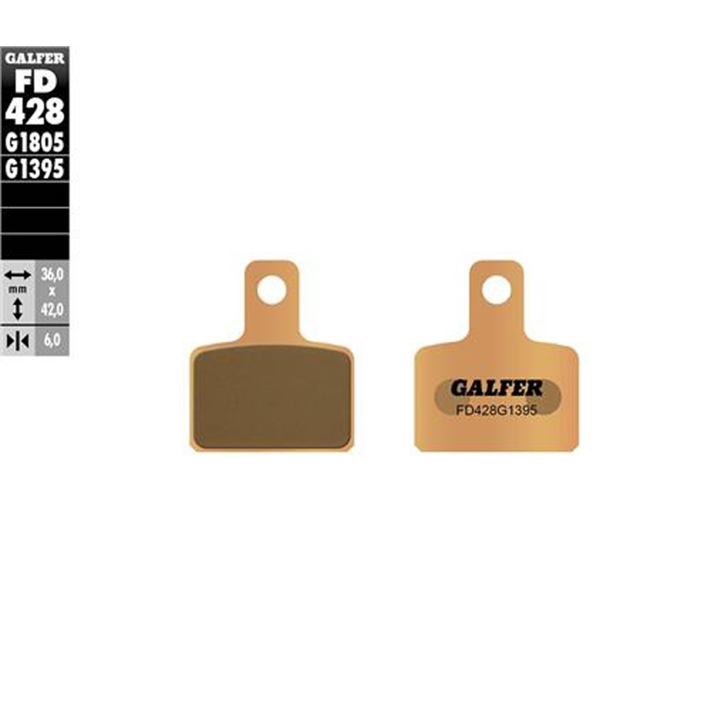 Задни мото накладки Galfer SINTERED COMPOUND FD428G1395 1