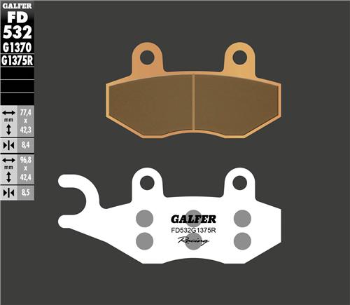 Предни мото накладки Galfer SINTERED RACING COMPOUND FD532G1375R