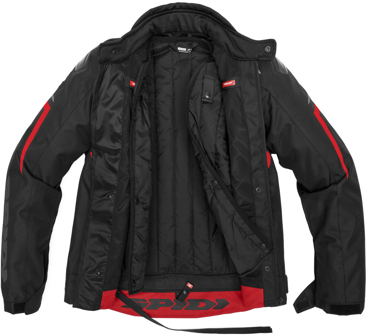 Текстилно мото яке SPIDI SPORTMASTER H2OUT BLACK/RED — снимка 4