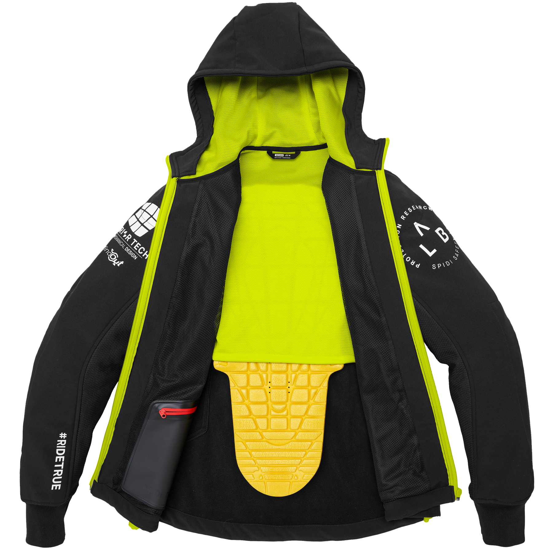 Мото Яке SPIDI HOODIE ARMOR EVO FLUO — снимка 2