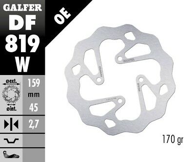 Заден спирачен диск Galfer WAVE FIXED 159,5x2,7mm DF819W 1