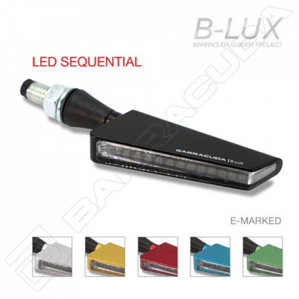 LED мото мигачи BARRACUDA SQ-LED B-LUX GREEN — снимка 2