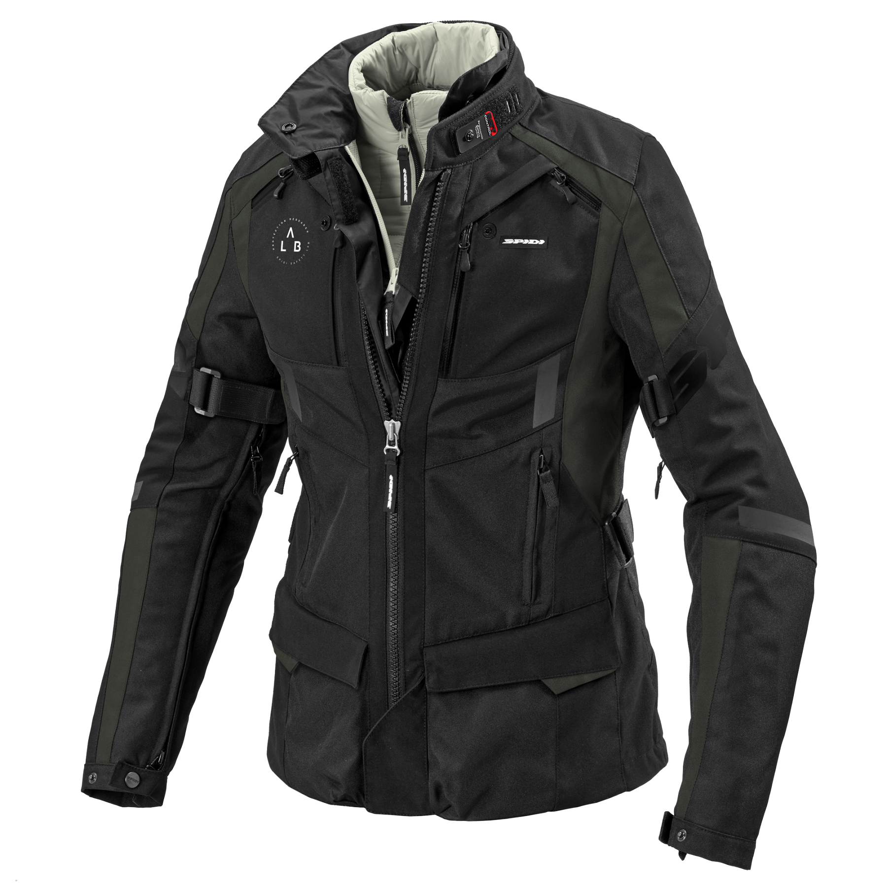 Дамско текстилно яке SPIDI 4 SEASON EVO Dark green/Black 1