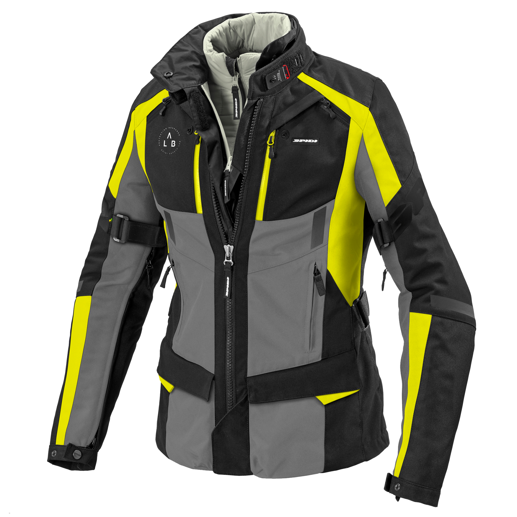 Дамско текстилно яке SPIDI 4 SEASON EVO Yelllow fluo 1