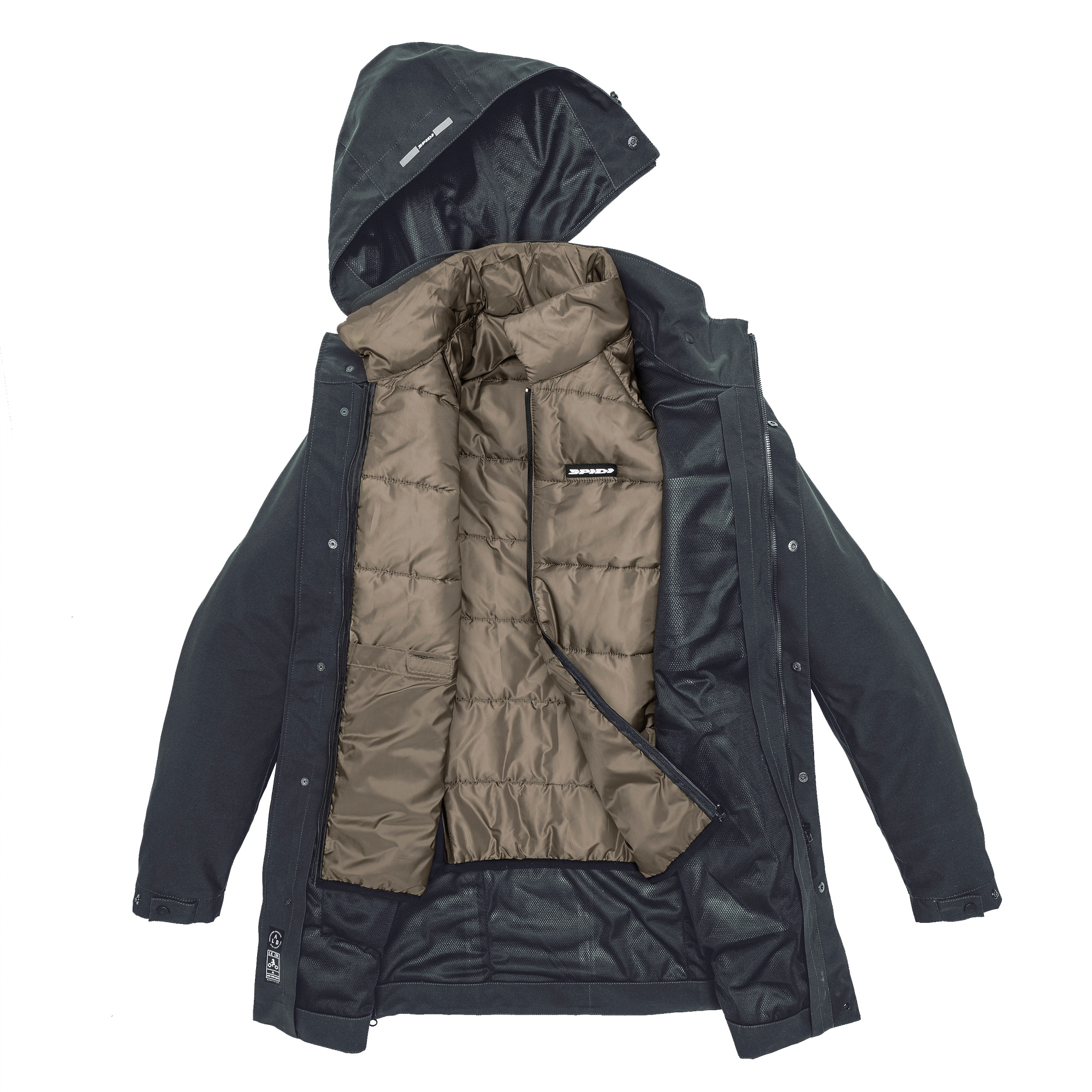 Текстилно мото яке SPIDI BETA EVO PRIMALOFT Anthracite — снимка 3