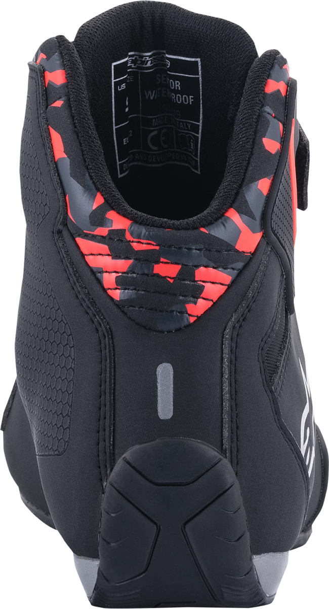 Мото боти ALPINESTARS Sektor Waterproof BK/G/RD — снимка 2