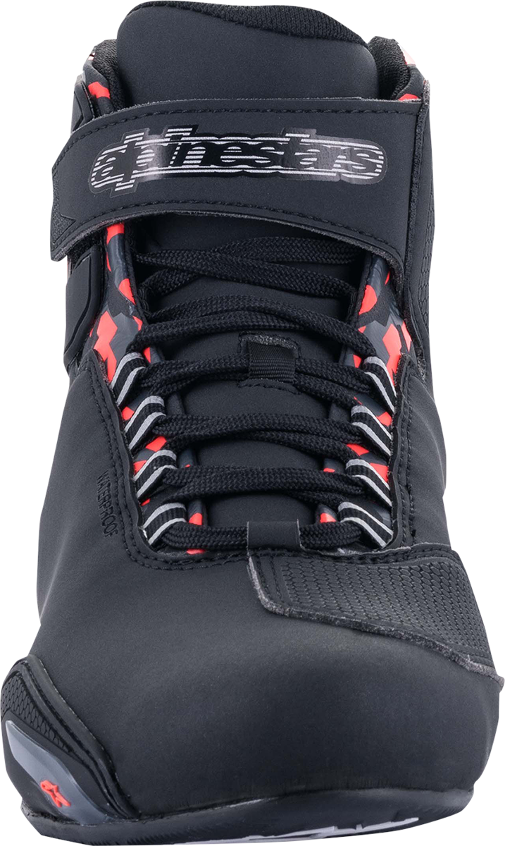 Мото боти ALPINESTARS Sektor Waterproof BK/G/RD — снимка 3