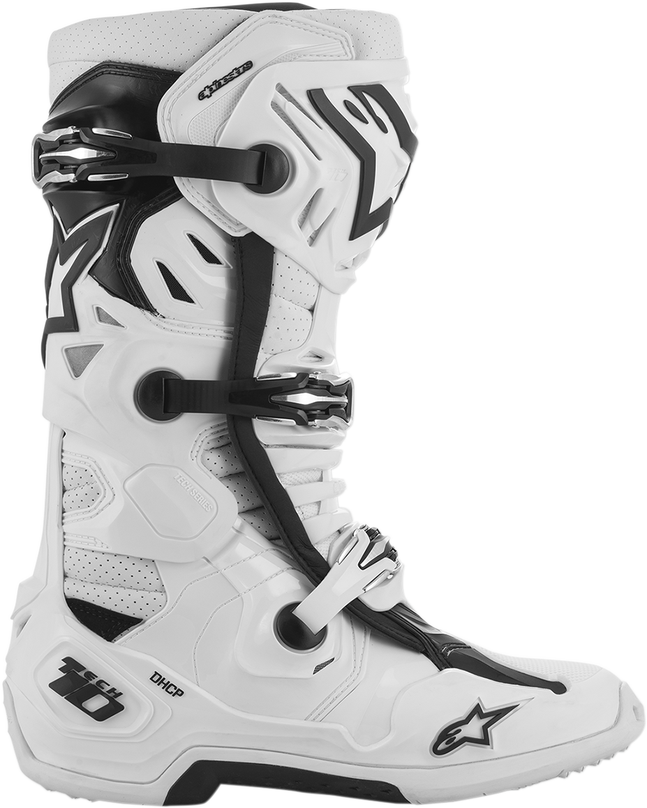 Мотокрос ботуши ALPINESTARS TECH 10 SUPERVENTED WHITE — снимка 2