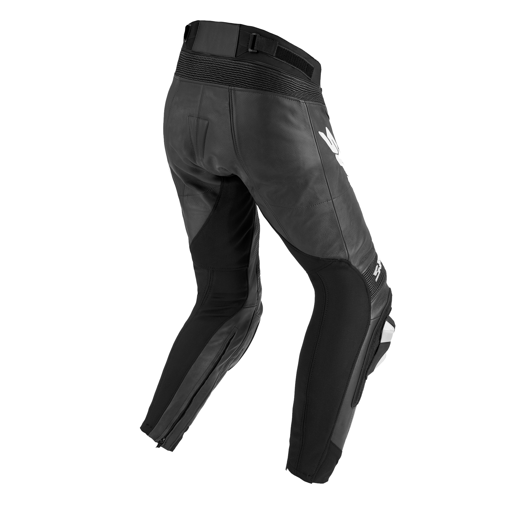 Кожен мото панталон SPIDI RR PRO 2 WIND Black/White — снимка 2
