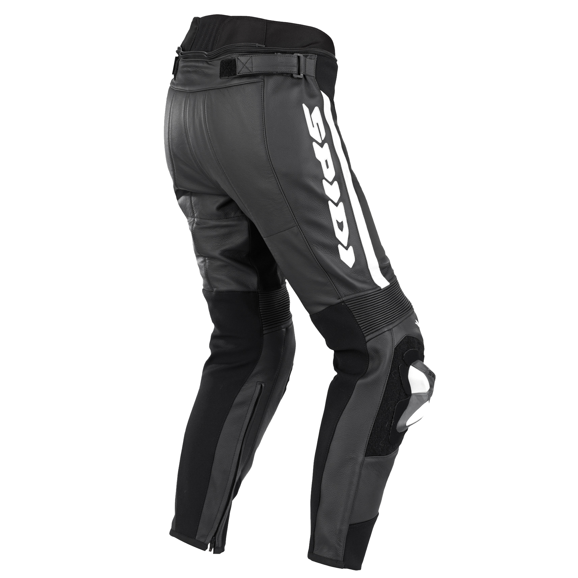 Дамски кожен мото панталон SPIDI RR PRO 2 Black/White — снимка 2