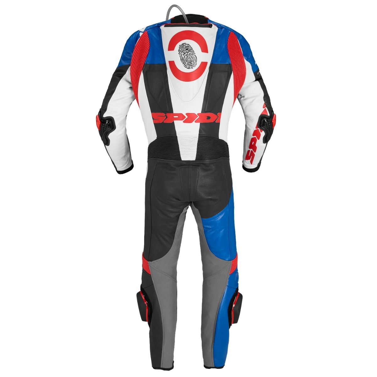 Кожен мото екип SPIDI DP-PROGRESSIVE PRO Black/Red/Blue — снимка 2