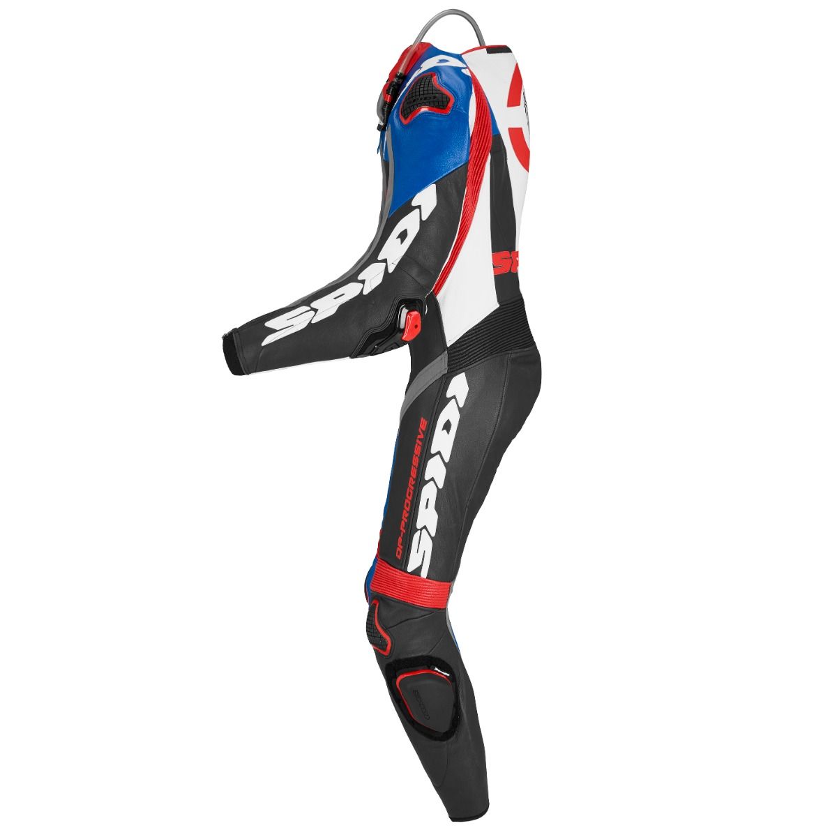 Кожен мото екип SPIDI DP-PROGRESSIVE PRO Black/Red/Blue — снимка 4