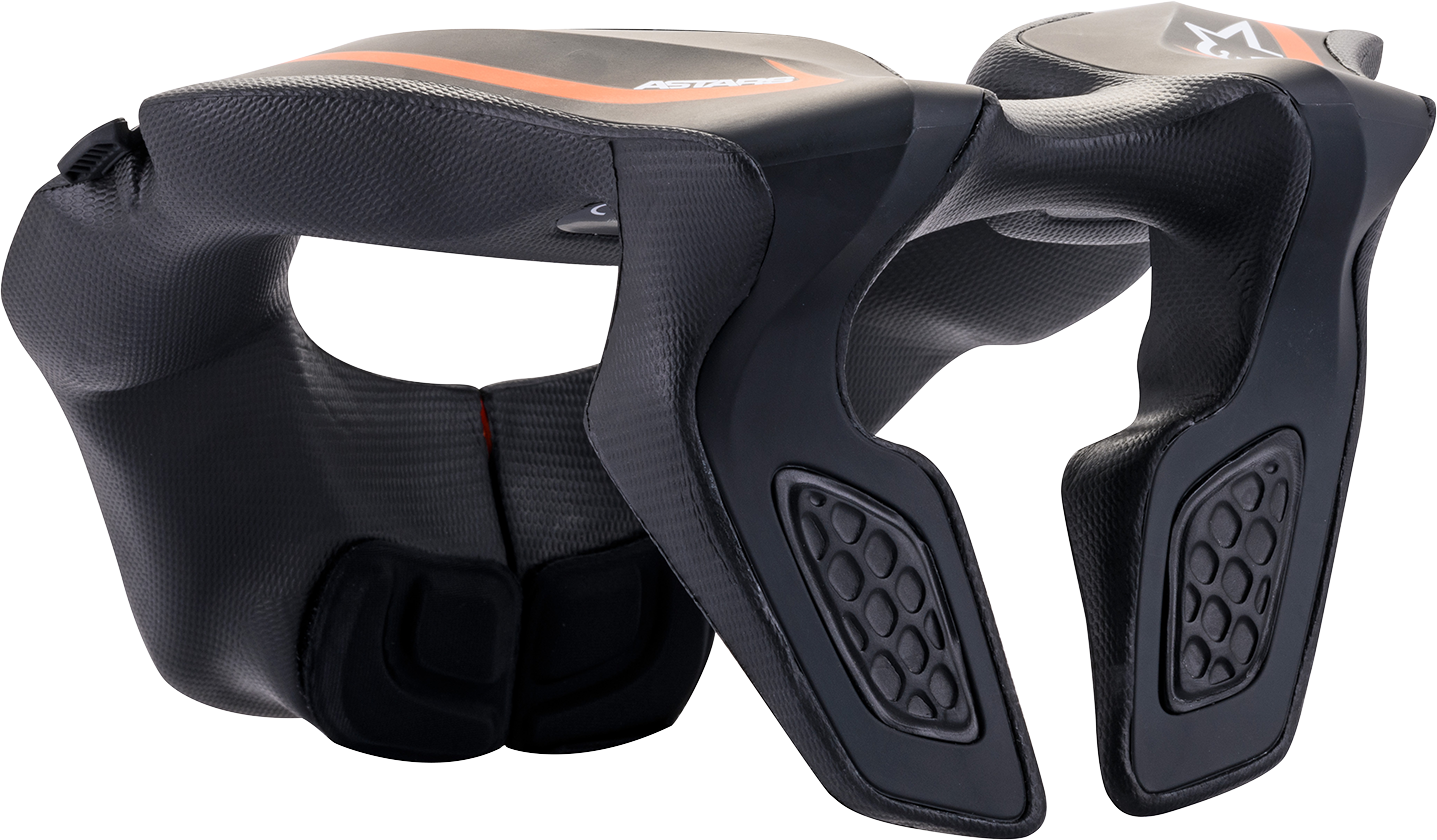 Детска протекторна яка ALPINESTARS NECK SUPPORT BLACK/ORANGE — снимка 2